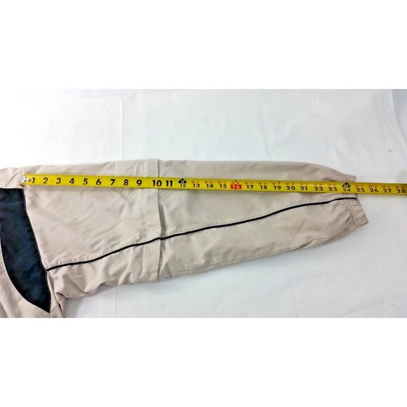 PGA Tour Beige 1/4 Zip Windbreaker Pullover Jacket Detachable Sleeves Mens XXL - Picture 6 of 7